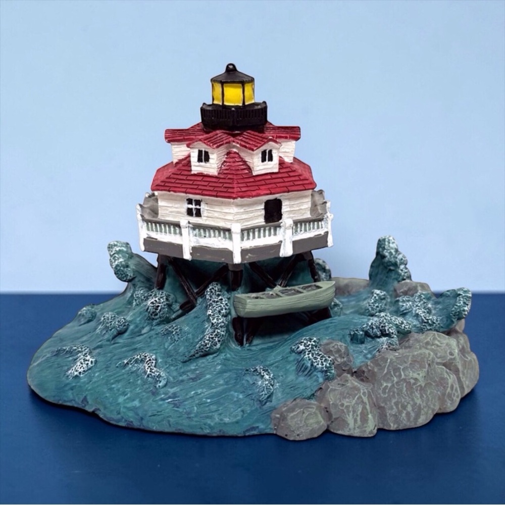 American Heritage Thomas Point Shoal Lighthouse Maryland 1875 EUC